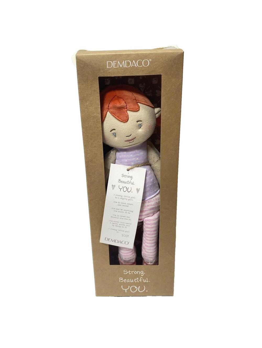 Plush Demdaco Strong Beautiful You Doll Inspirational Doll For Girls Kindness